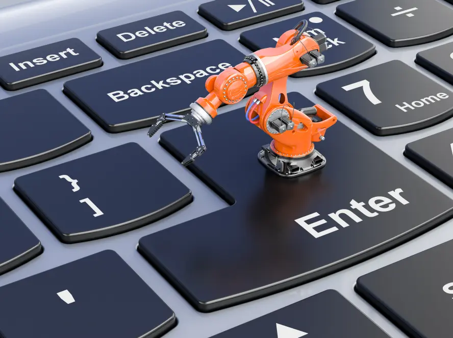 RPA software robots en automatisering dashboard