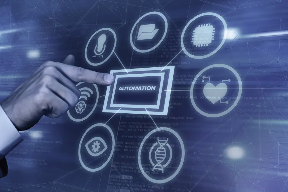 Software robot automatisering interface met moderne AI-technologie