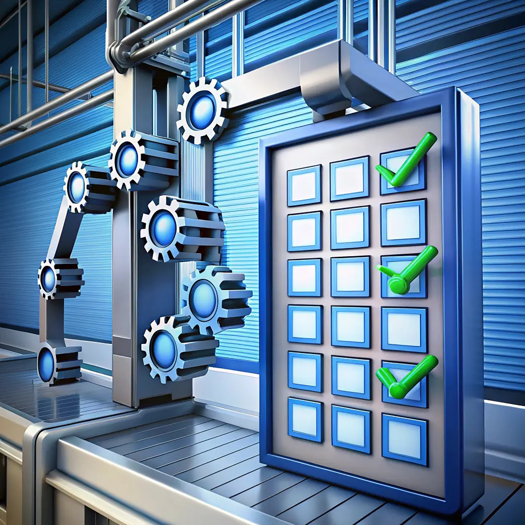 Grafiek toont het verschil tussen geautomatiseerde en handmatige bedrijfsprocessen